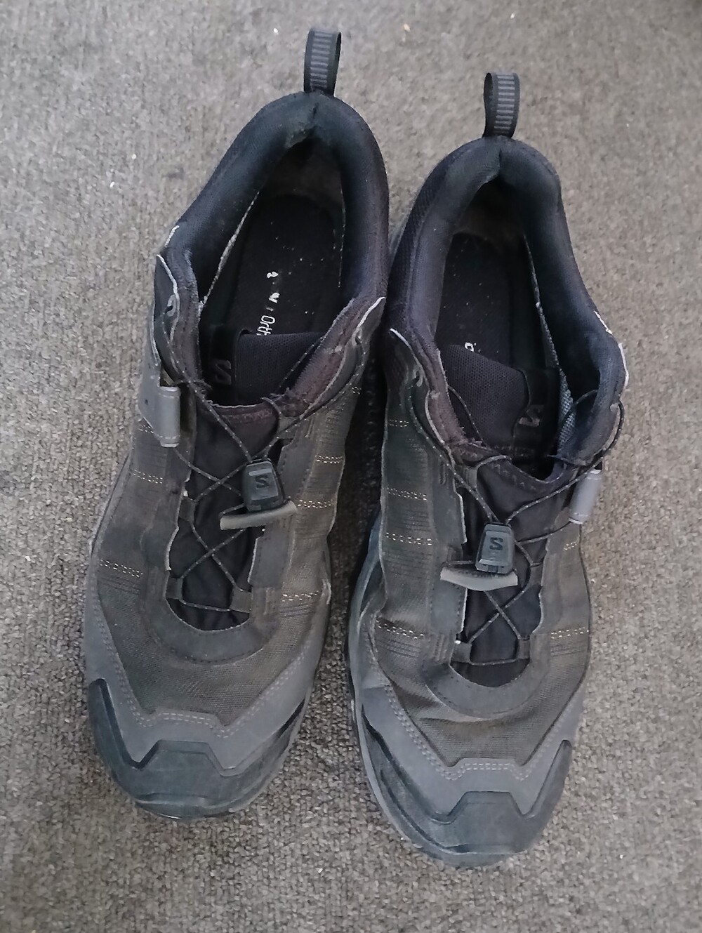 Salomon X Ultra 5 Men’s Black Trail Slip-On Shoes Size 13